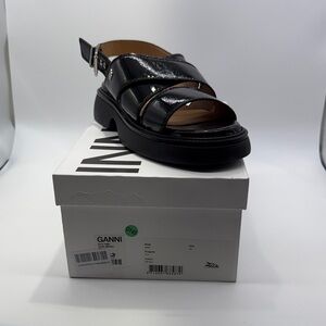 Ganni Black Sandals